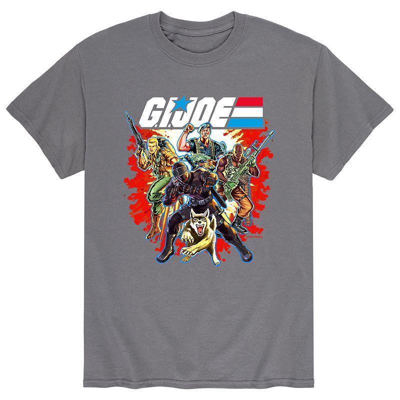 Mens G.I. Joe Group Tee Grey Product Image