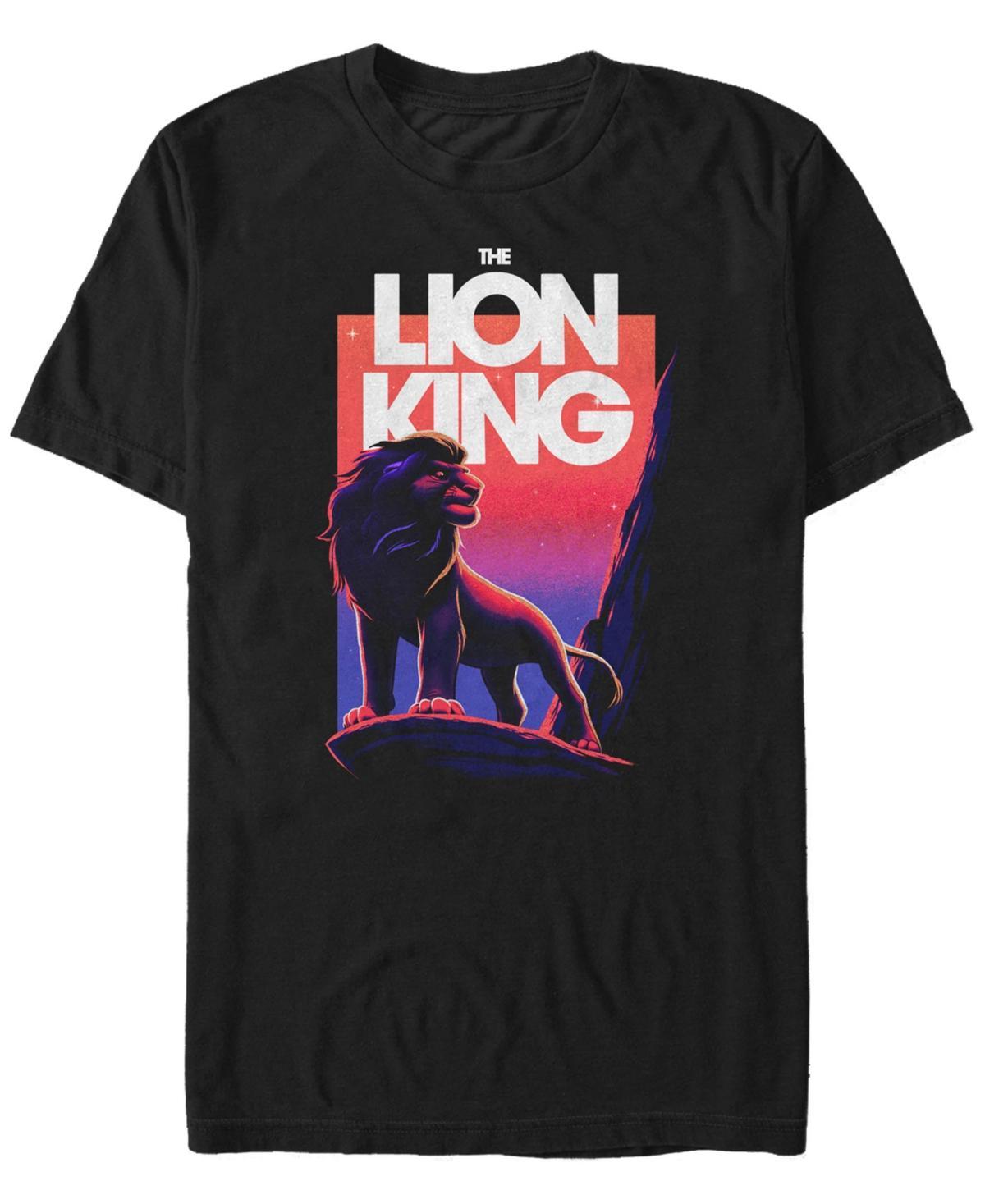 Disney Mens Lion King Simba Sunset Gradient, Short Sleeve T-Shirt Product Image