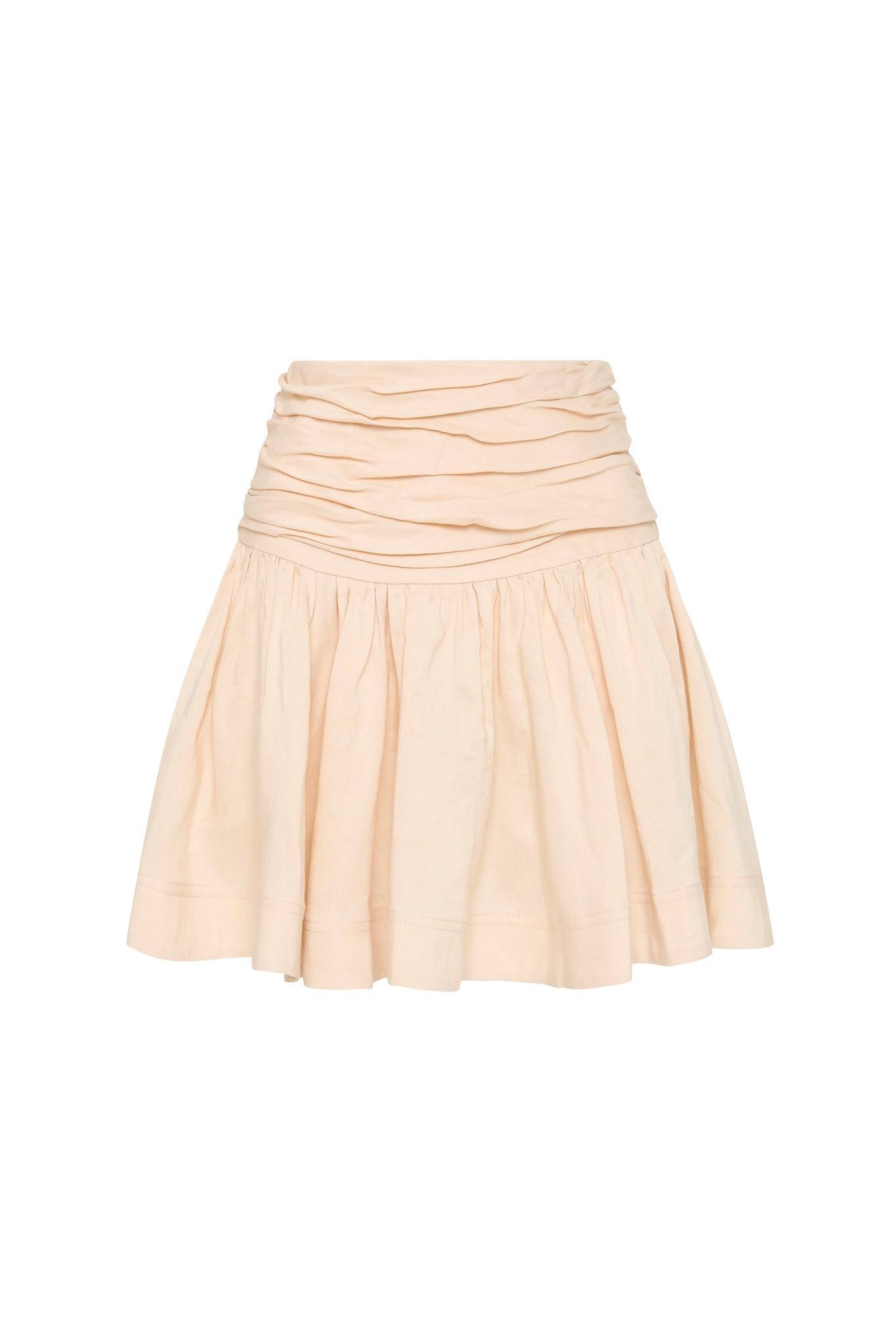 Cari Ruched Waist Mini Skirt Product Image