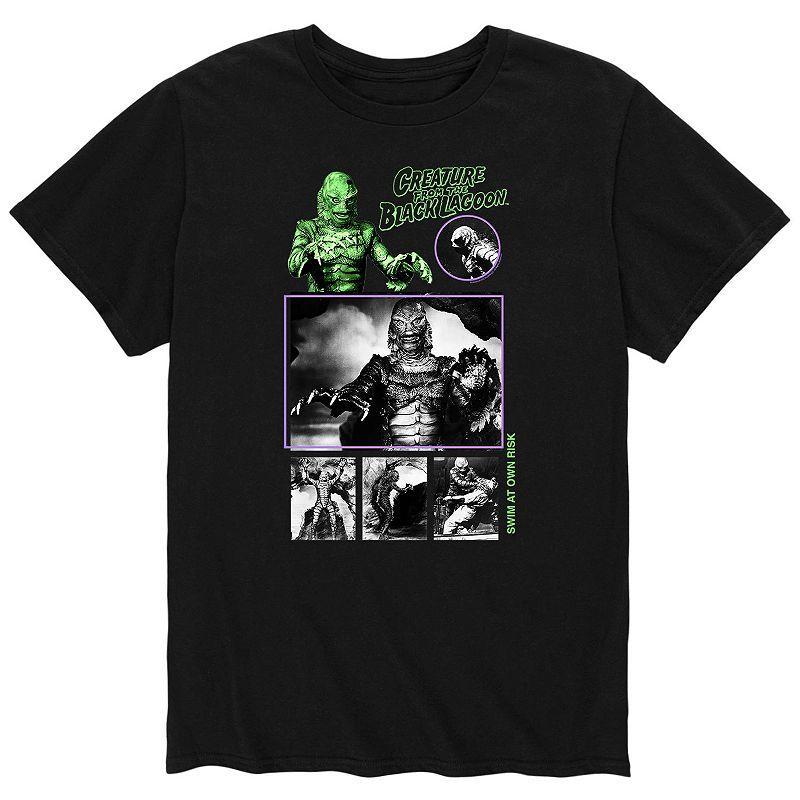 Big & Tall Universal Monsters Creature Lagoon Graphic Tee, Mens Blue Product Image