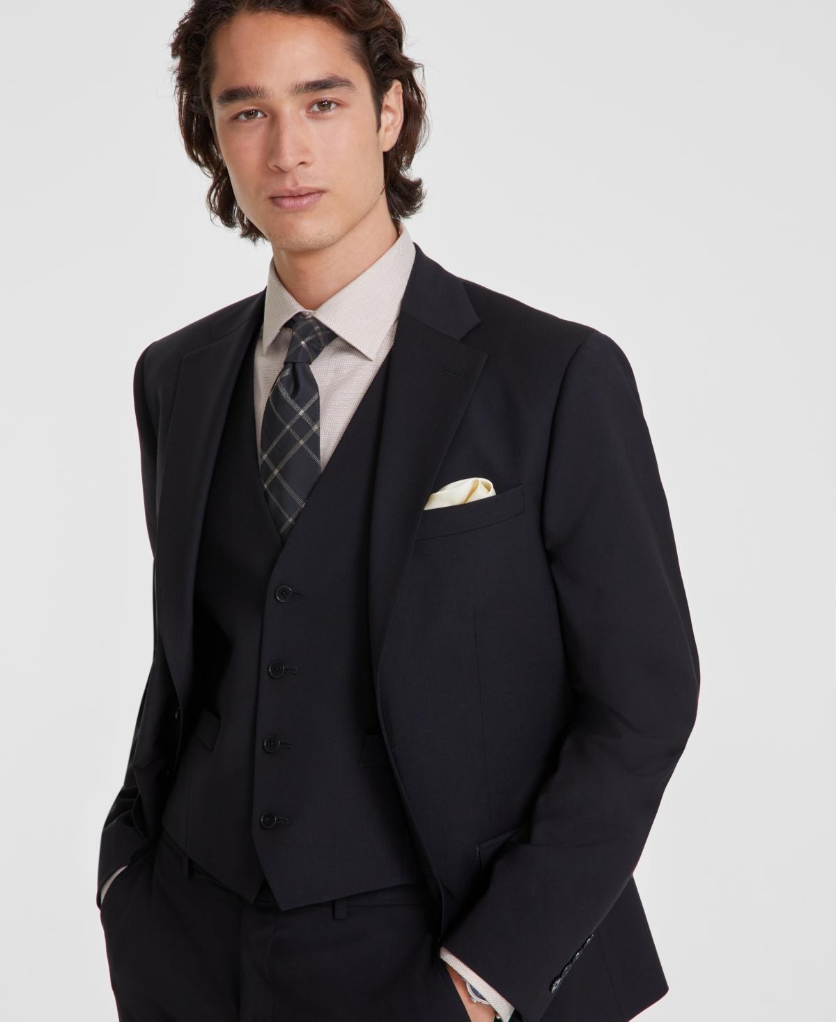 Calvin Klein Mens Slim-Fit Wool-Blend Stretch Suit Jackets Product Image