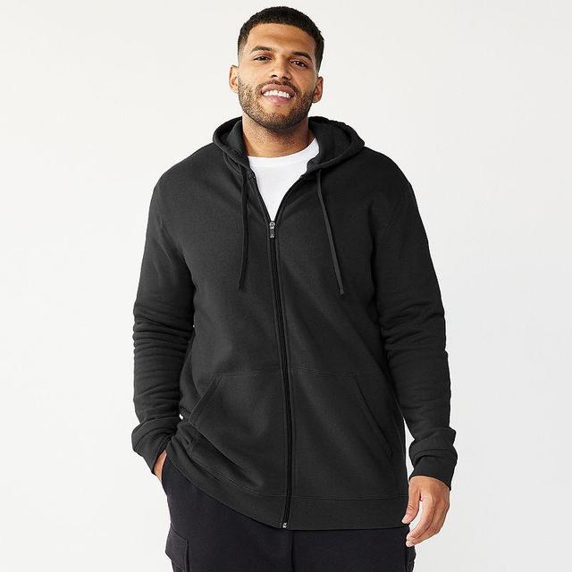 Big & Tall Tek Gear Ultra Soft Fleece Full Zip Hoodie, Mens Product Image