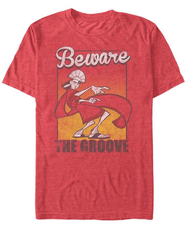 Disneys The Emperors New Groove Mens Tee Red Grey Product Image