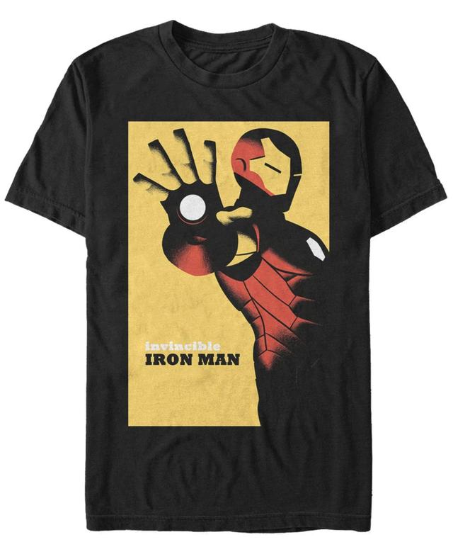 Mens Marvel Avengers Iron Man Golden Invincible Graphic Tee Product Image