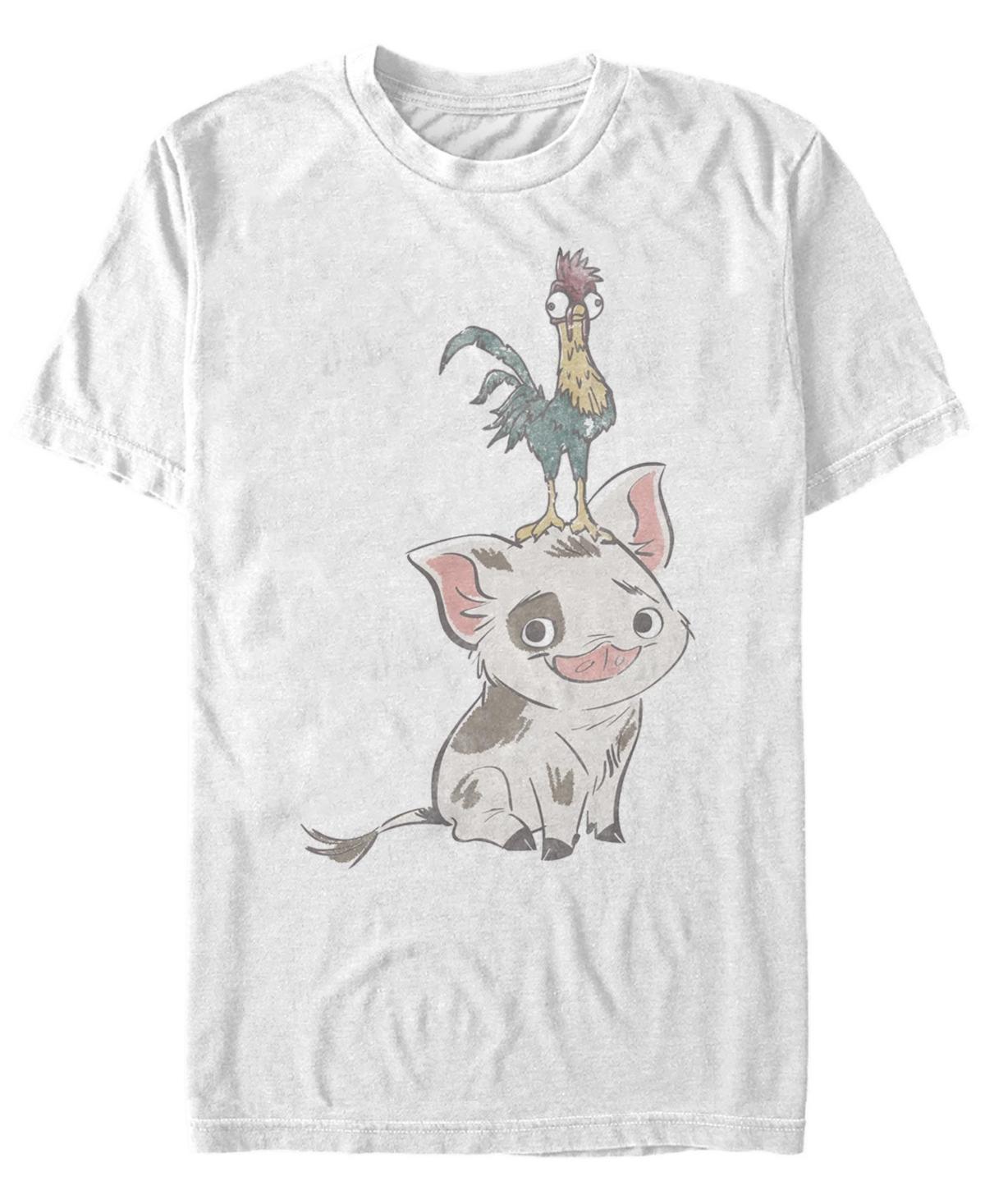 Disneys Moana Pua & Hei Hei Portrait Mens Tee Product Image