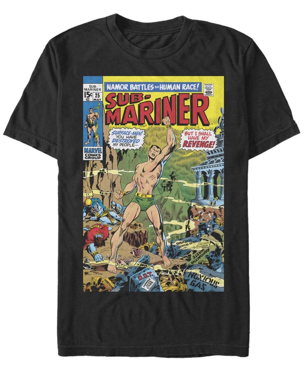 Mens Marvel Namor The Sub-Mariner Battles The Human Race Comic Tee Product Image