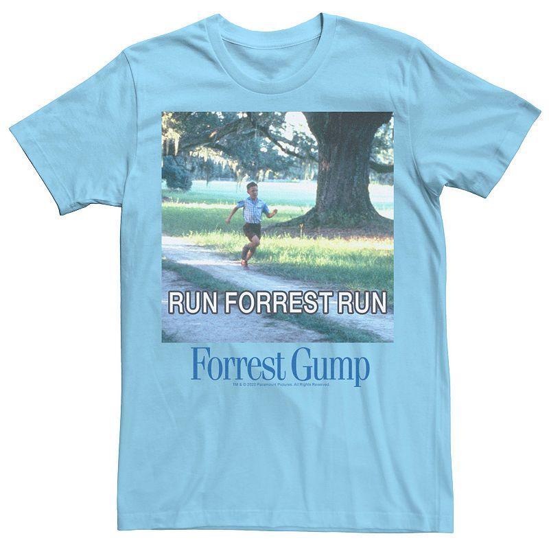 Mens Forrest Gump Run Forrest Run Photo Panel Tee Product Image