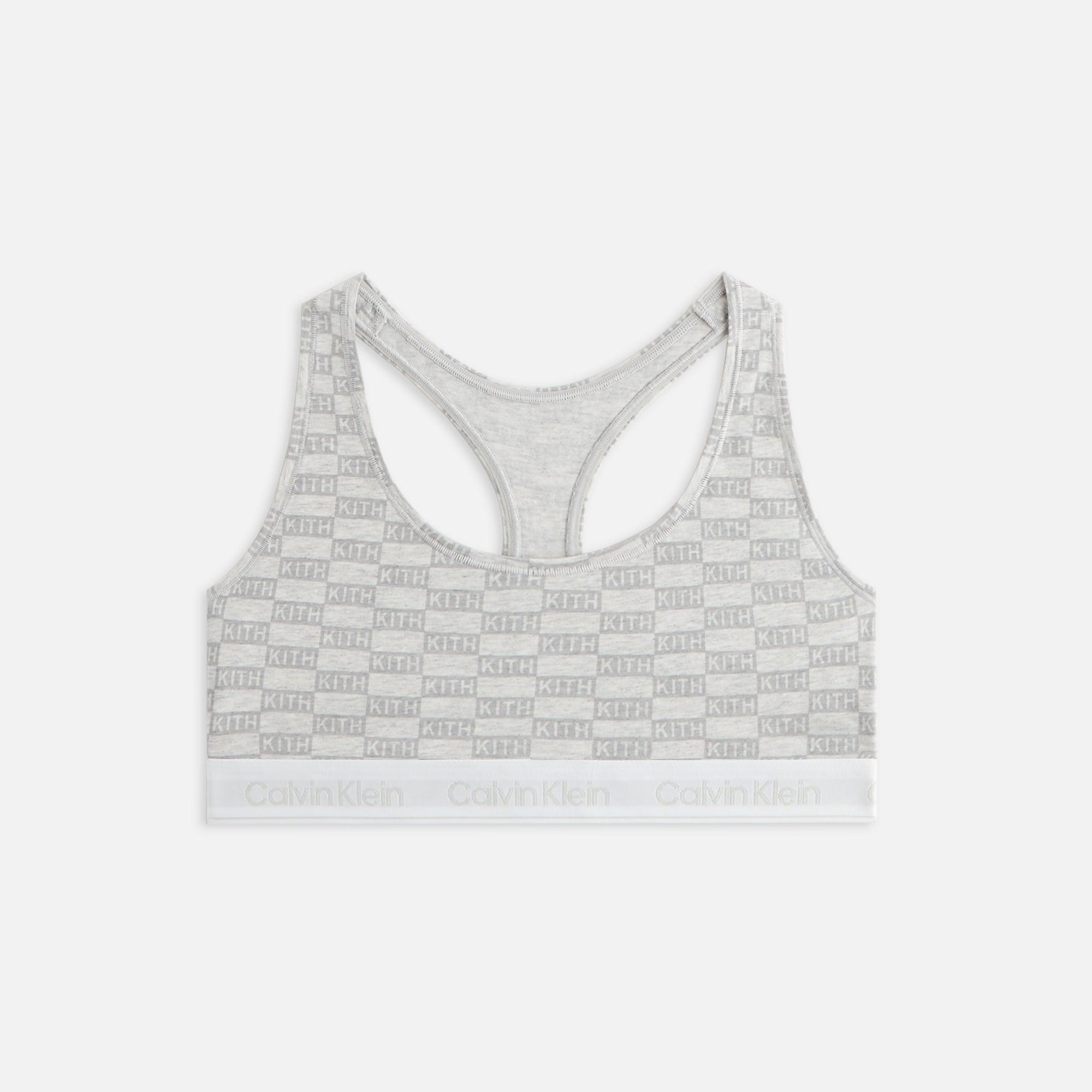 Kith Women for Calvin Klein Classic Bralette - Light Heather Grey Female Product Image