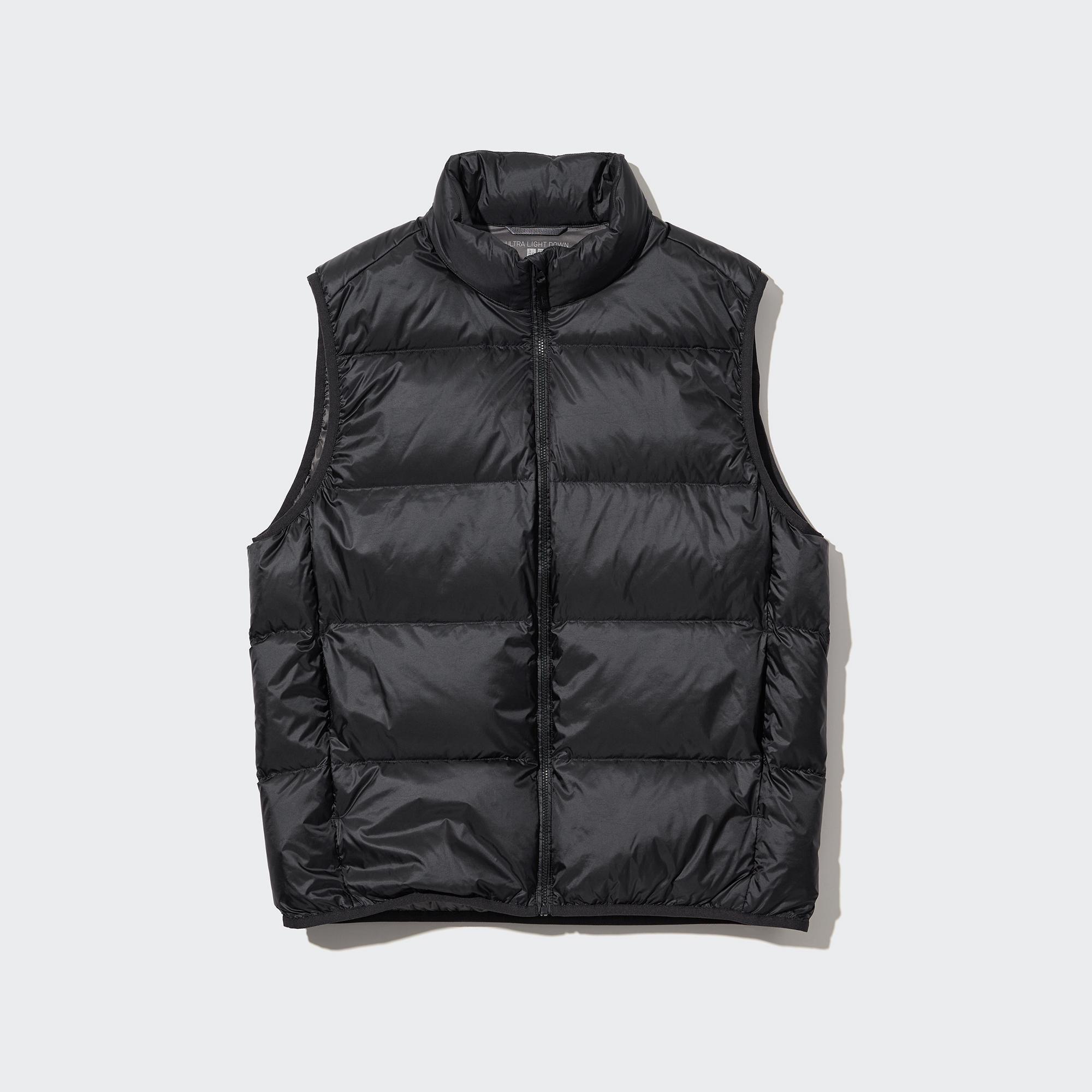 Mens Ultra Light Down Vest (Wide Quilt) with Anti-Static Medium UNIQLO US Product Image