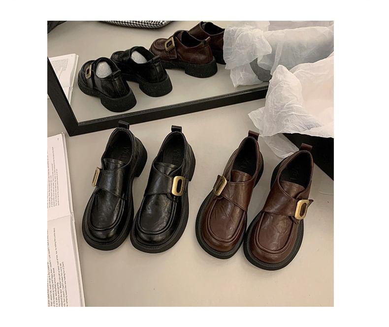 Buckled Platform Loafers product image