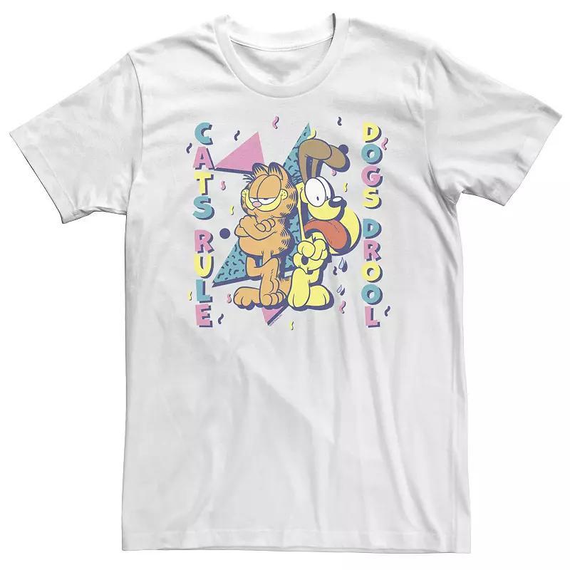 Big & Tall Garfield and Otis Cats Rule Dogs Drool Tee, Mens Product Image