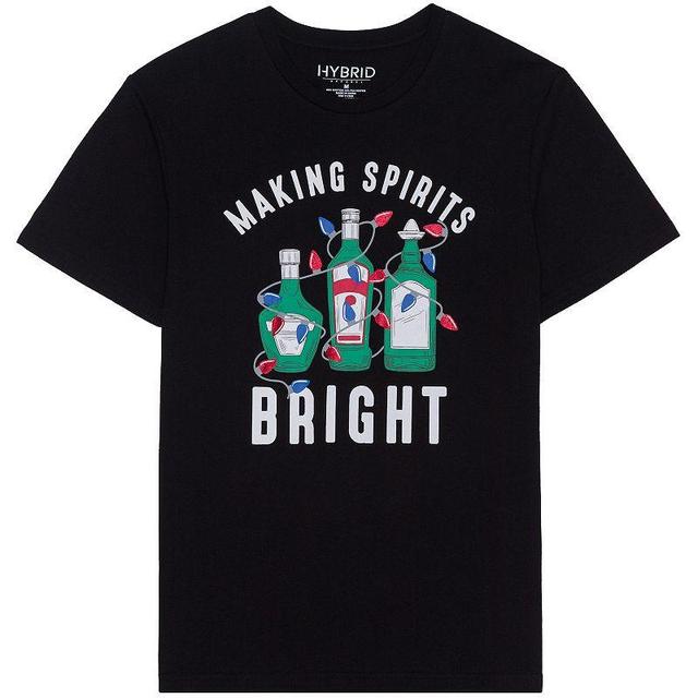 Mens Making Spirits Bright Graphic Tee Product Image