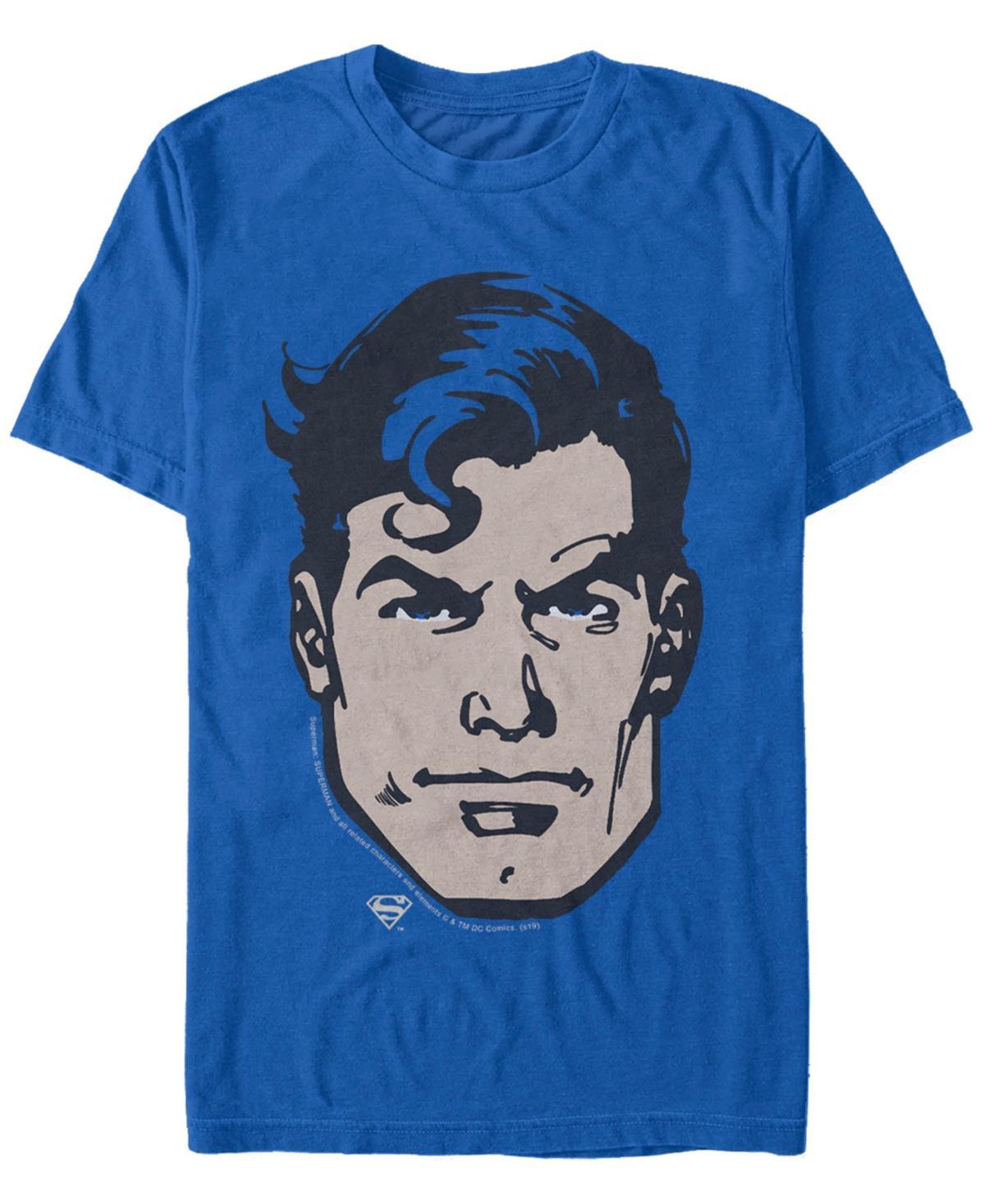 Mens DC Comics Superman Big Face Portrait Graphic Tee Product Image