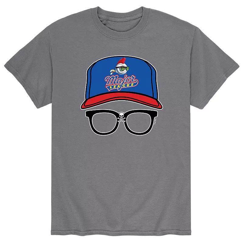 Mens Major League Cap & Glasses Baseball Tee Product Image