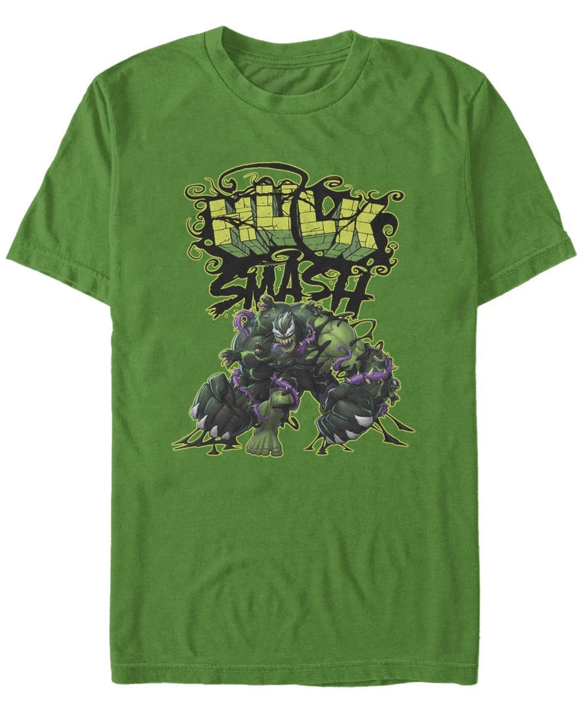 Fifth Sun Mens Venom Hulk Smash Short Sleeve Crew T-shirt Product Image