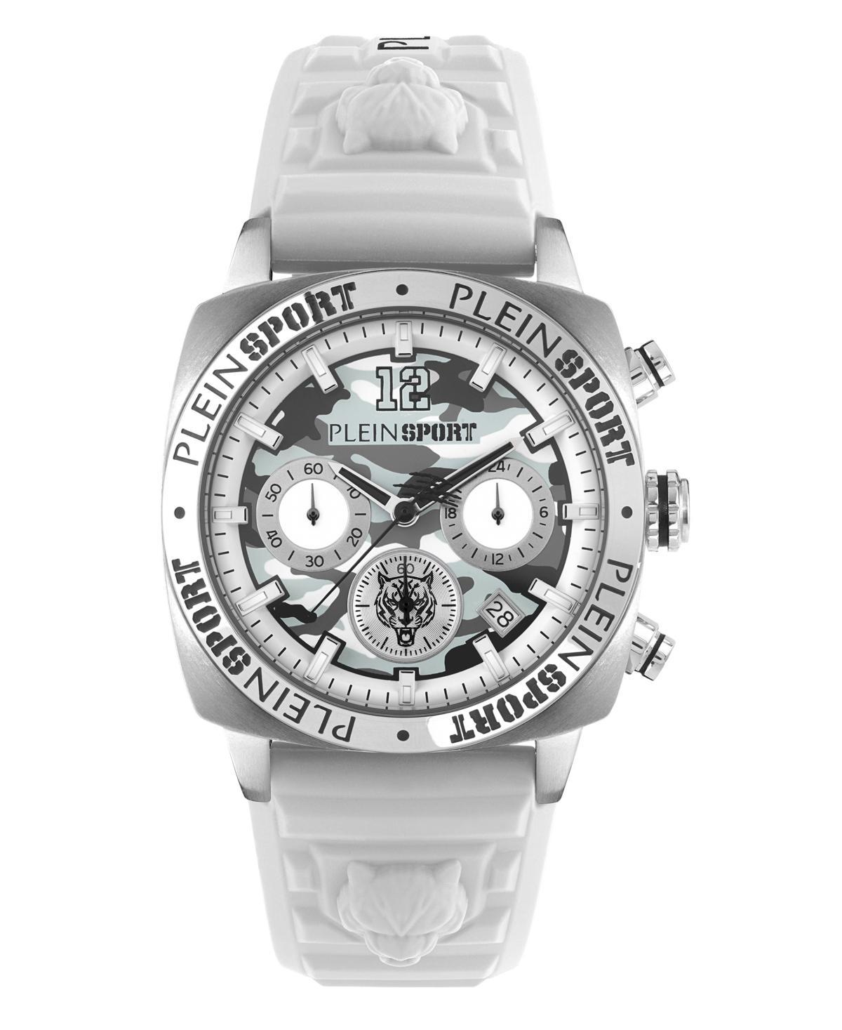 Philipp Plein White Silicone Strap Sport Wildcat Mens Watch Product Image