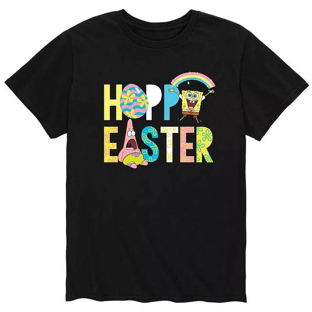 Mens SpongeBob SquarePants Easter Tee Blue Product Image