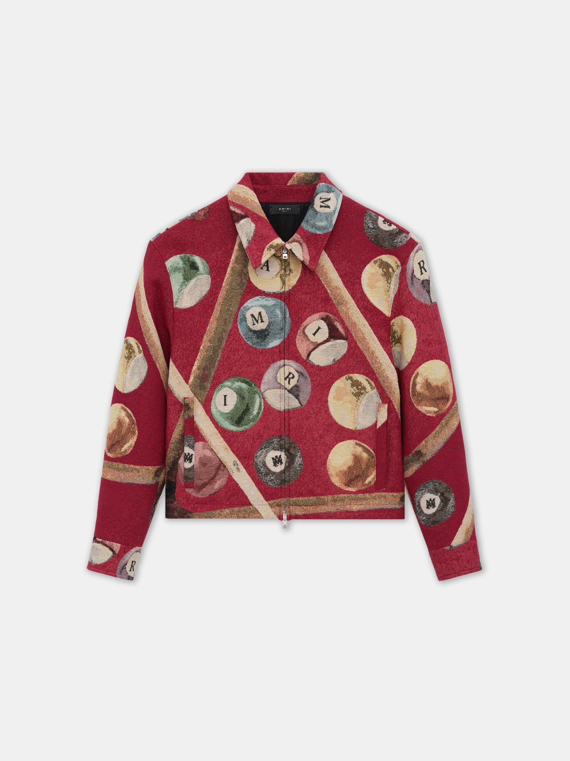 BILLIARDS TAPESTRY BLOUSON - Deep Red Male Product Image