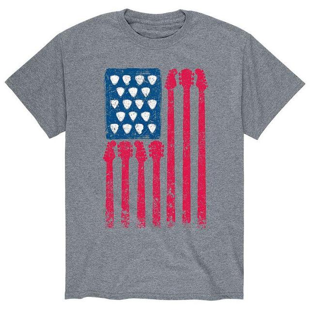 Mens Guitar American Flag Tee Product Image