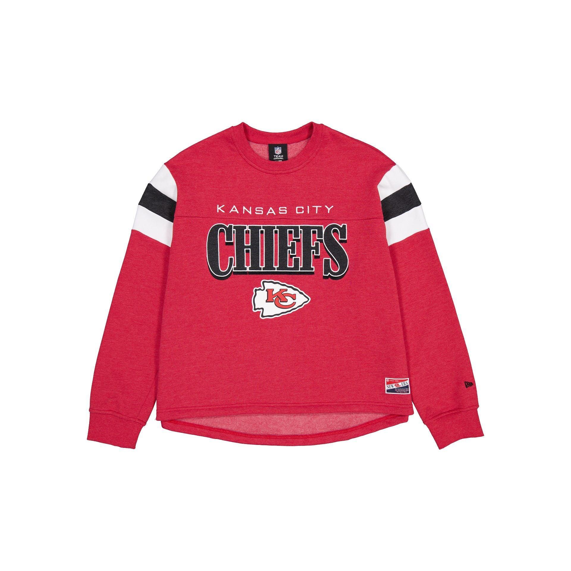 Kansas City Chiefs Throwback Women's Crewneck Female Product Image