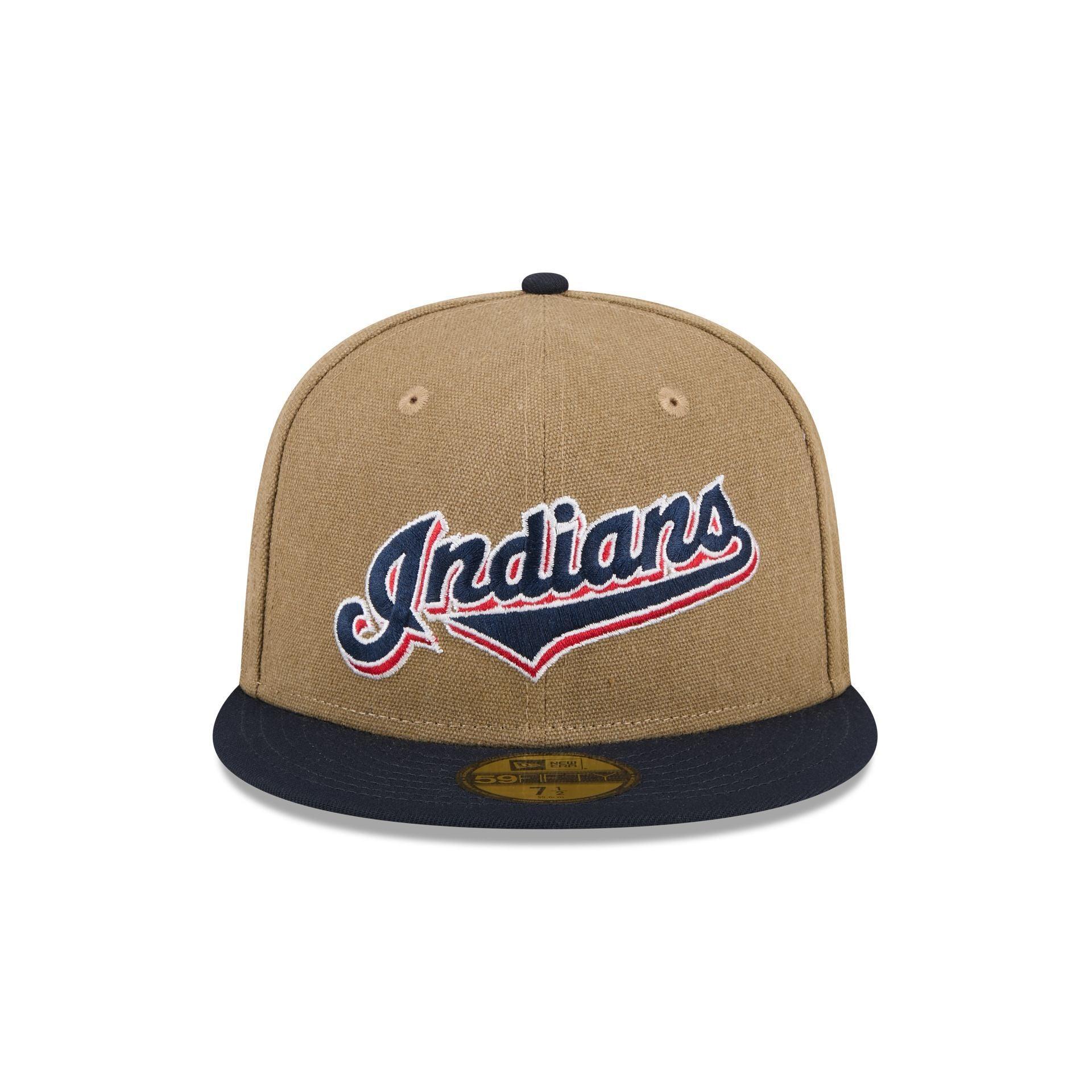 Cleveland Guardians Canvas Crown 59FIFTY Fitted Hat Male Product Image