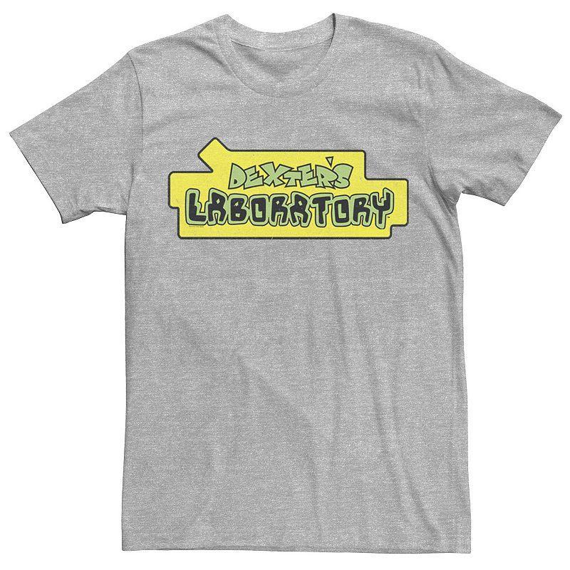 Mens Dexters Laboratory Original Logo Tee Athletic Grey Product Image