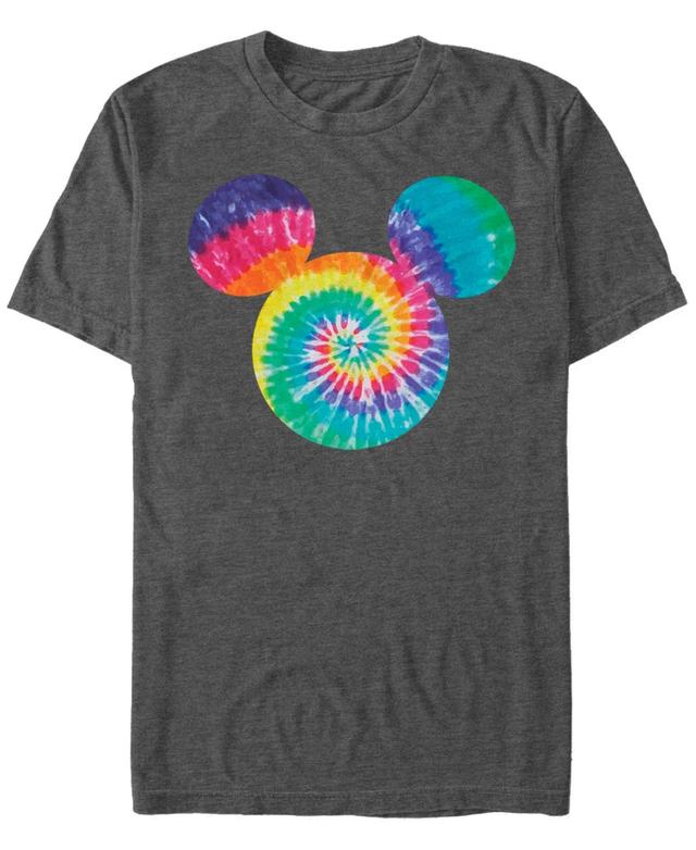 Fifth Sun Mens Mickey Tie Dye Fill Short Sleeve T-Shirt Product Image