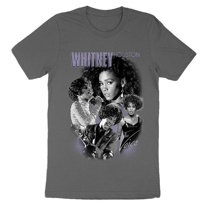 Mens Whitney Houston Tee Grey Product Image