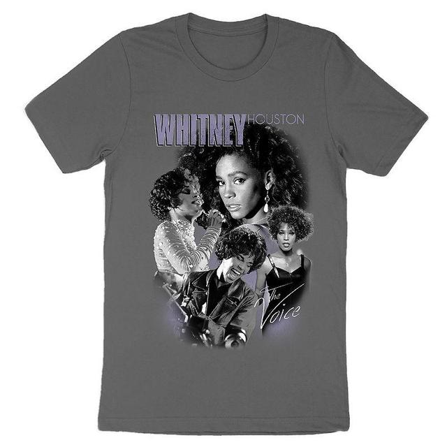 Mens Whitney Houston Tee Grey Product Image