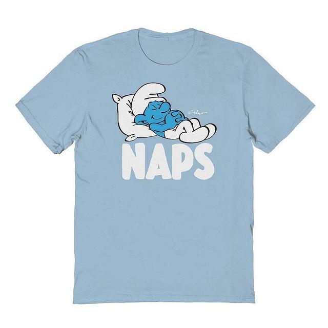 Mens Smurfs Naps 2 Graphic Tee Product Image