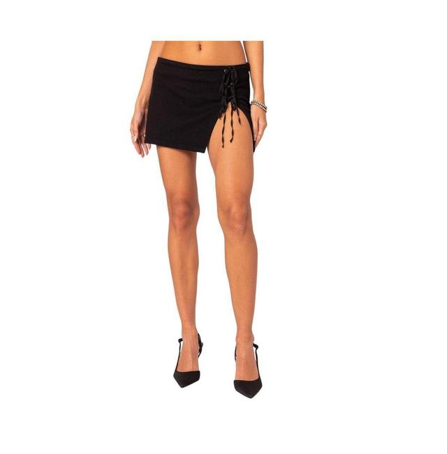 Womens Kat slitted mini skirt Product Image