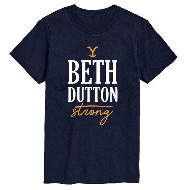 Big & Tall Yellowstone Beth Dutton Tee, Mens Product Image