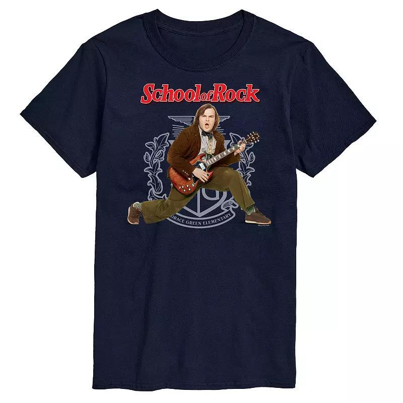 Mens School Of Rock Dewey Finn Pose Graphic Tee Blue Product Image