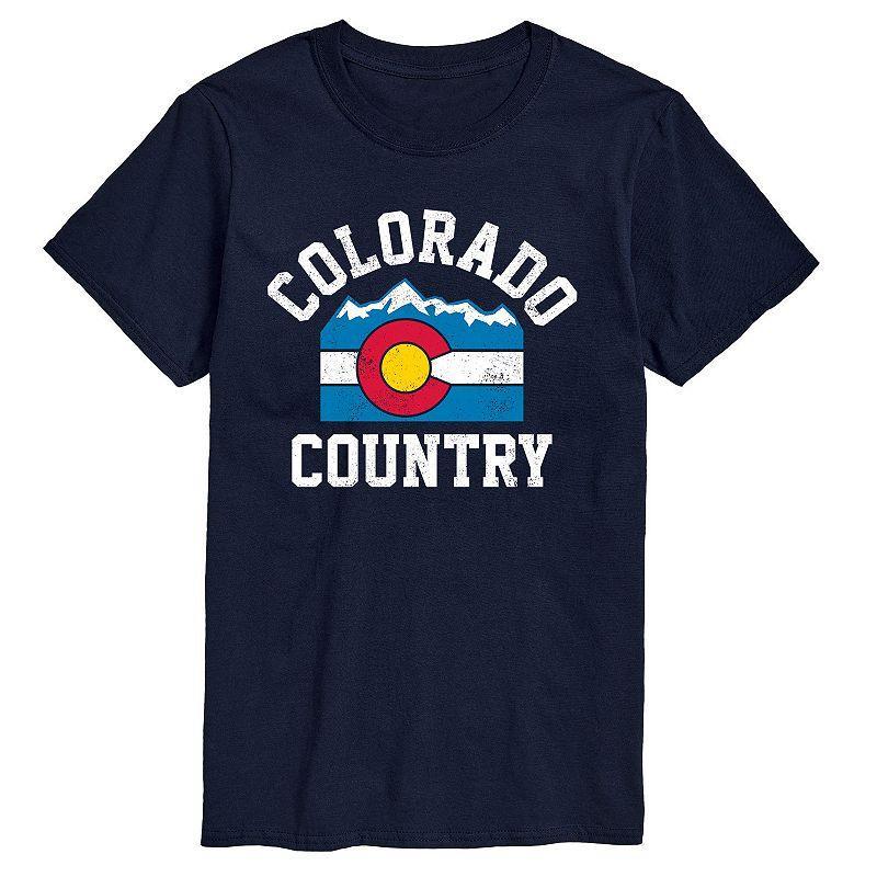 Mens Colorado Country Tee Blue Product Image