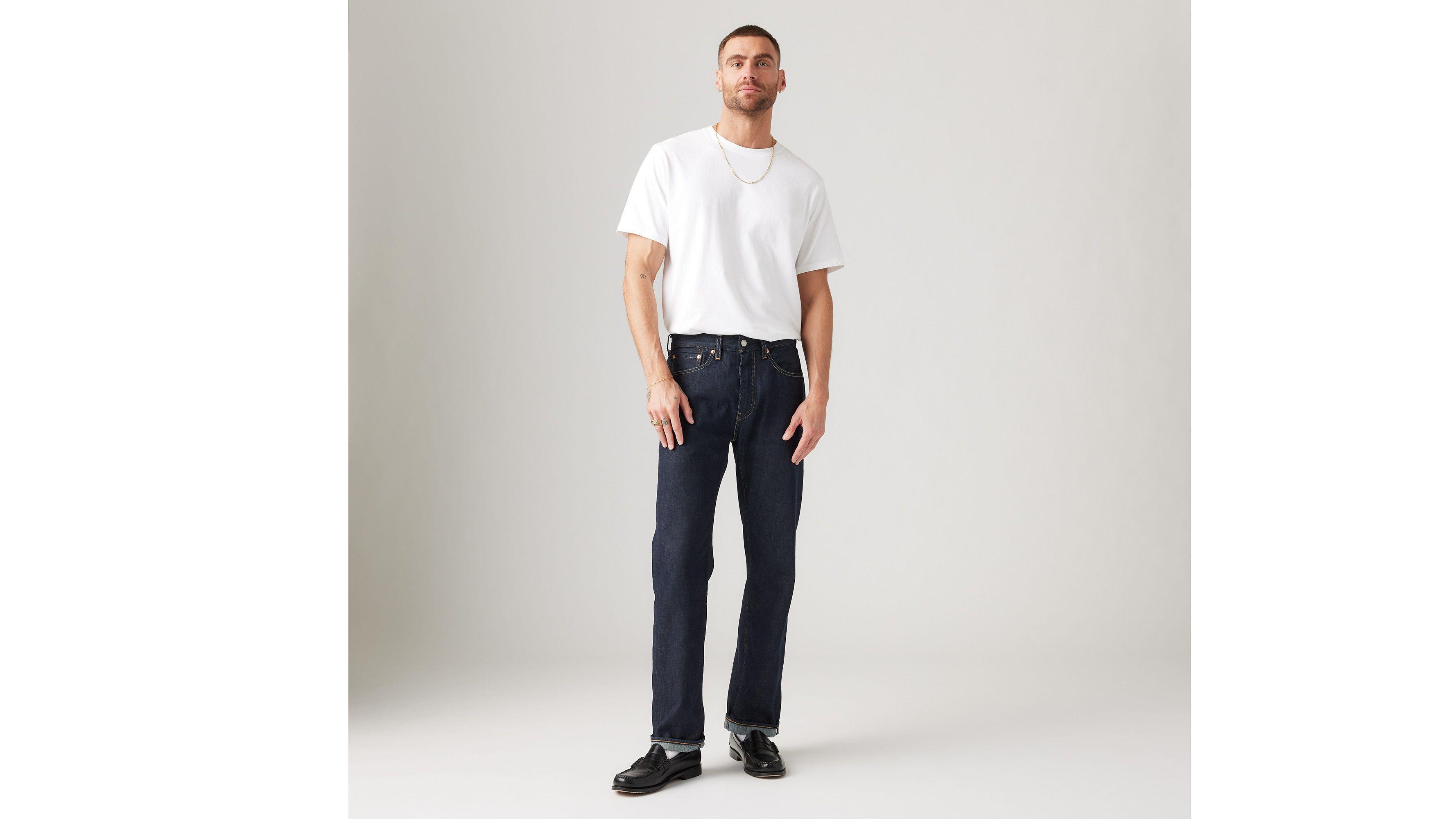 505™ Regular Fit Selvedge Men's Jeans Product Image