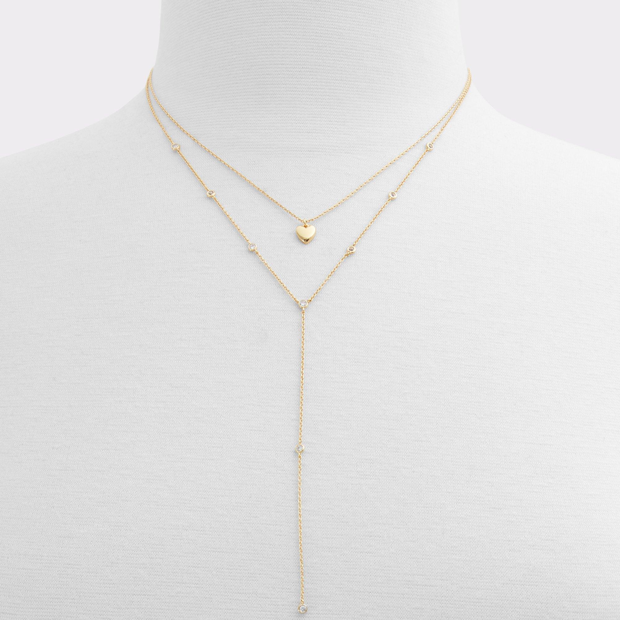 Etardolle Gold/Clear Multi Women's Necklaces | ALDO US Product Image