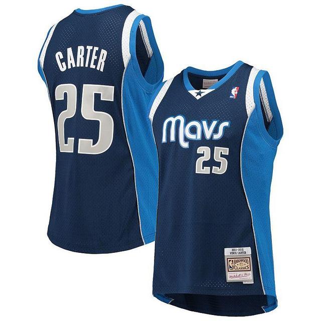 Mens Mitchell & Ness Vince Carter Dallas Mavericks 2011-12 Hardwood Classics Swingman Jersey Blue Product Image