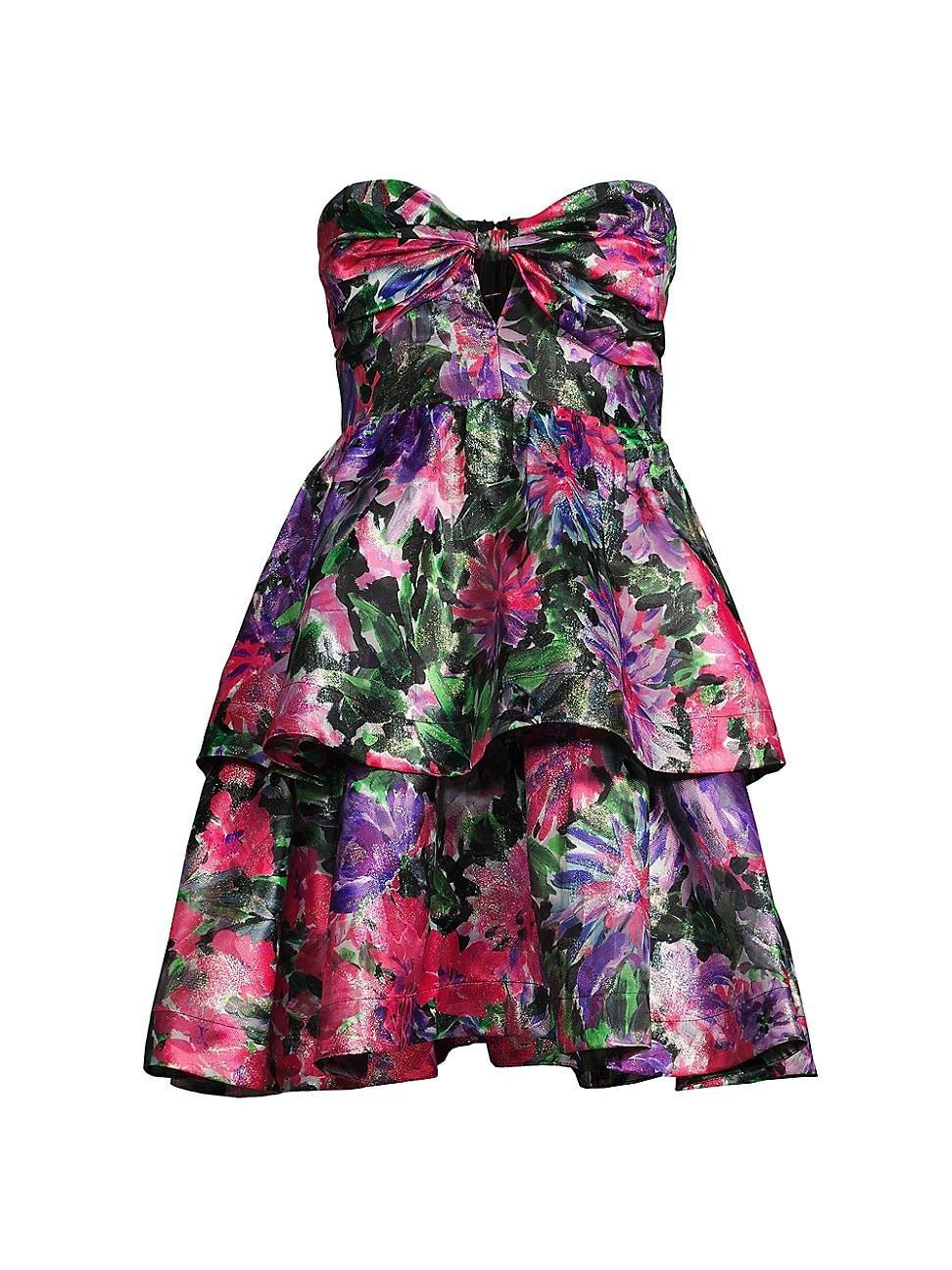 Womens Louisa Garden Floral Minidress Product Image