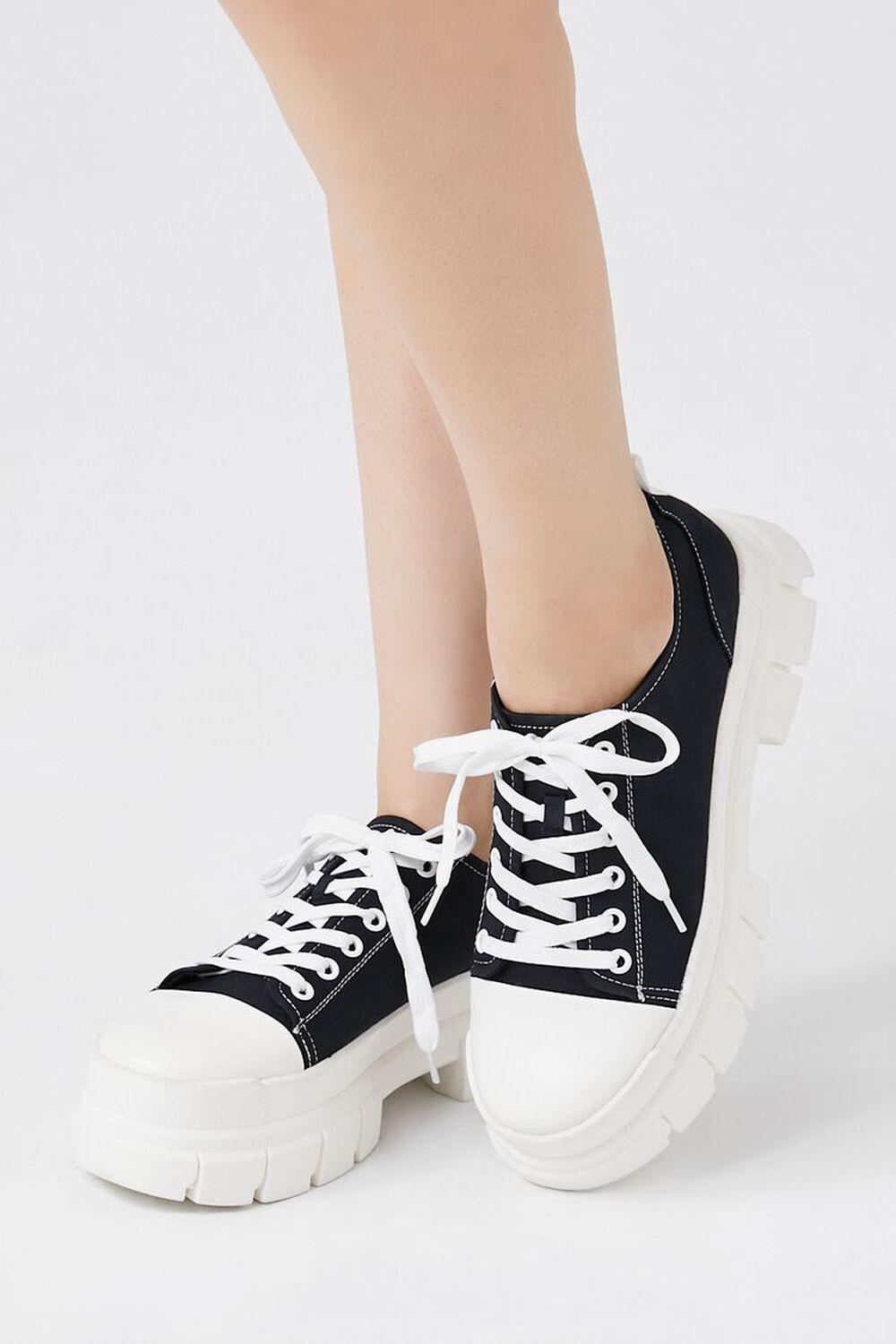 Lace-Up Lug-Sole Sneakers | Forever 21 Product Image