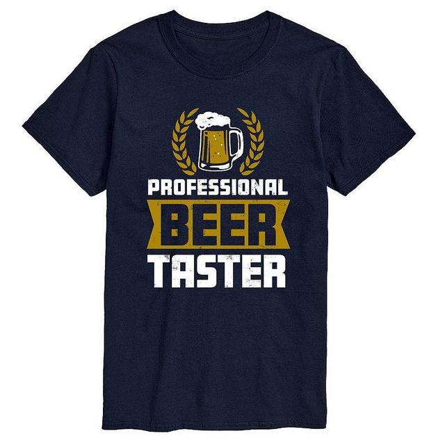 Big & Tall Professional Beer Taster Tee, Mens Blue Product Image