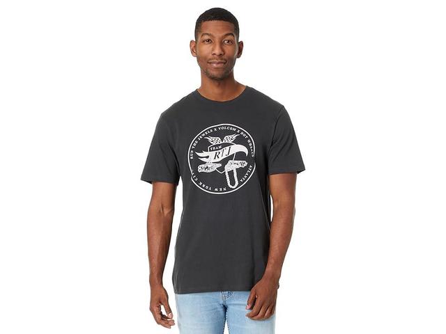 Volcom Run The Jewels X Hot Wheels Short Sleeve Tee (Stealth) Men's Clothing Product Image