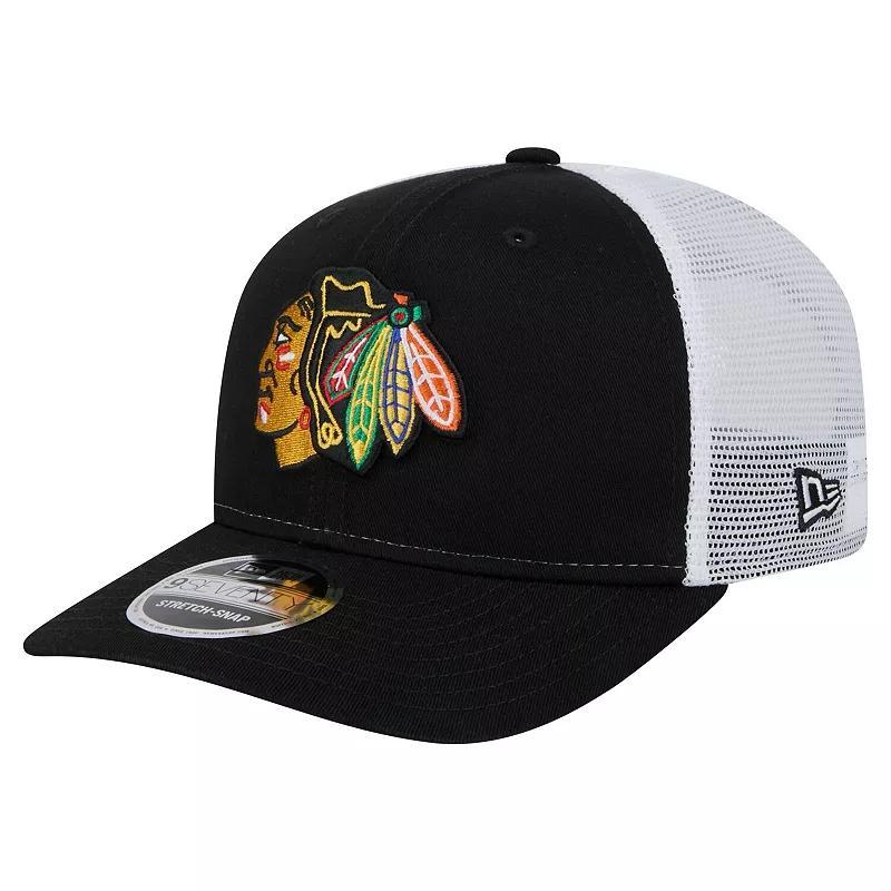 Mens New Era Chicago hawks Core Trucker 9SEVENTY Stretch-Snap Hat Product Image