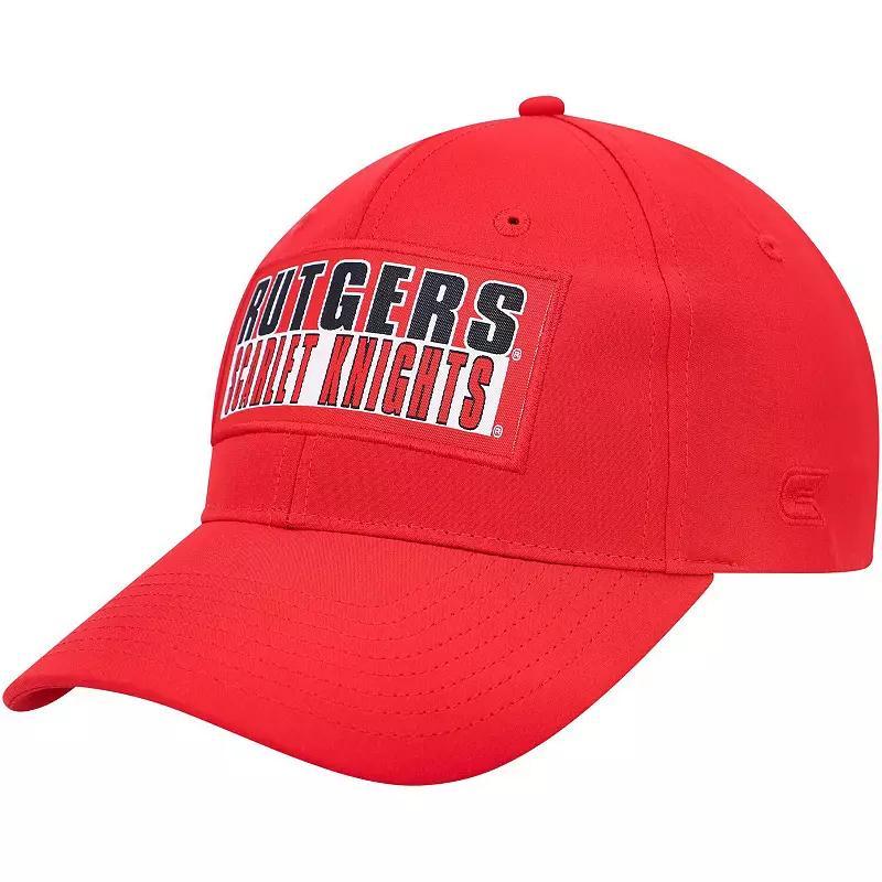 Mens Colosseum Scarlet Rutgers Scarlet Knights Positraction Snapback Hat Product Image