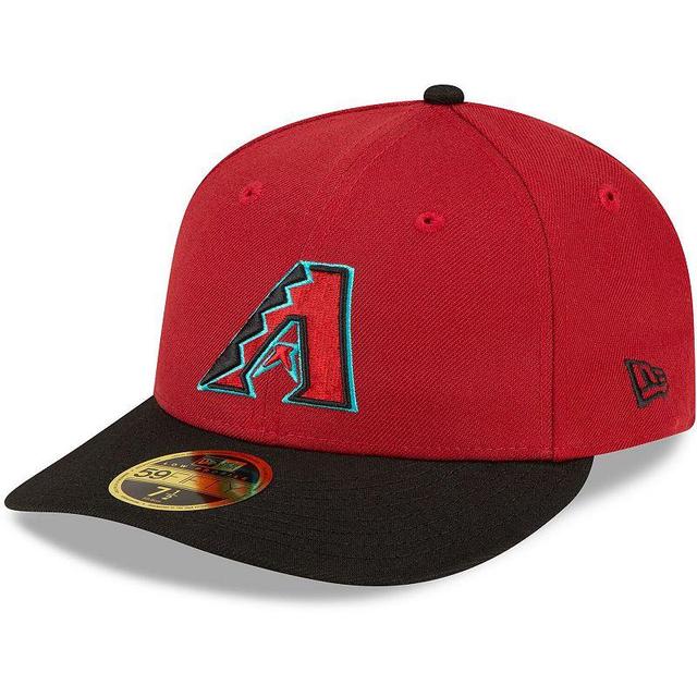 Mens New Era /Black Arizona Diamondbacks Home Authentic Collection On-Field Low Profile 59FIFTY Fitted Hat Product Image