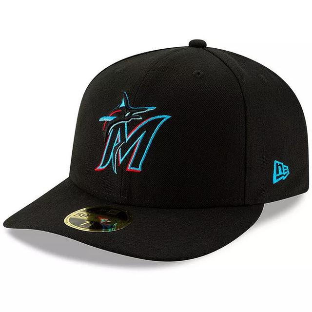 Mens New Era Miami Marlins Authentic Collection On-Field Low Profile 59FIFTY Fitted Hat Product Image