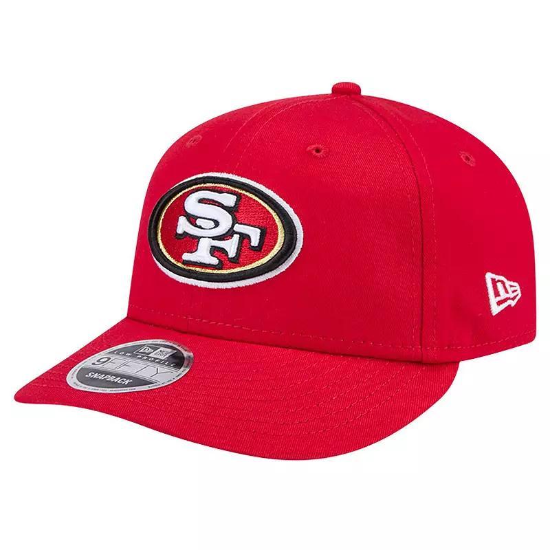 Mens New Era Scarlet San Francisco 49ers Main Low Profile 9FIFTY Snapback Hat Product Image