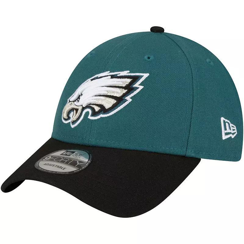 Mens New Era Midnight Green/Black Philadelphia Eagles The League Two-Tone 9FORTY Adjustable Hat Product Image