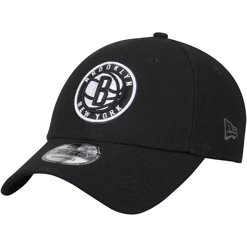 Mens New Era Brooklyn Nets Official Team Color 9FORTY Adjustable Hat Product Image