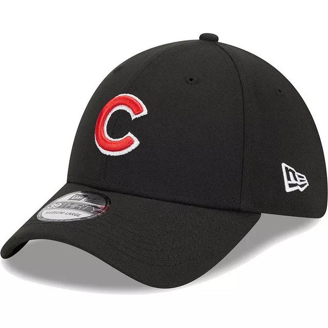 Mens New Era Chicago Cubs Logo 39THIRTY Flex Hat Product Image