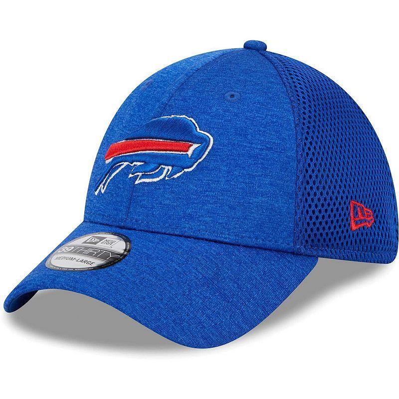 Mens New Era Royal Buffalo Bills Stripe 39THIRTY Flex Hat Blue Product Image